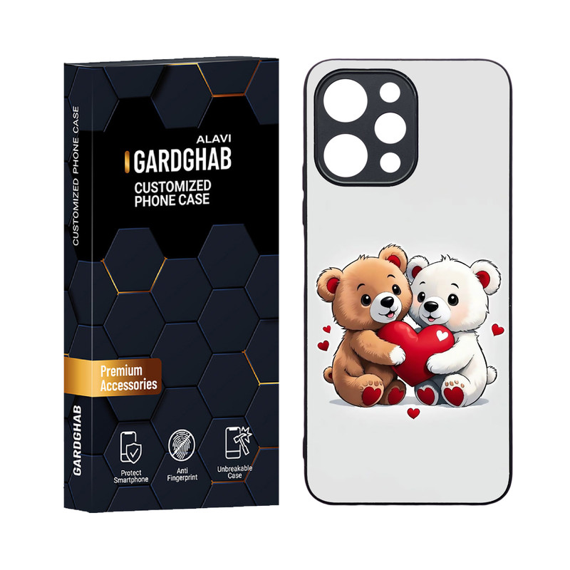 کاور گارد قاب علوی مدل دورژله ای فانتزی مناسب برای گوشی موبایل شیائومی Redmi 12 4G / 12 5G