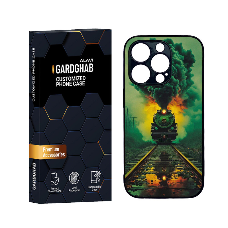 کاور گارد قاب علوی مدل دورژله ای هنری مناسب برای گوشی موبایل اپل iPhone 14 Pro Max