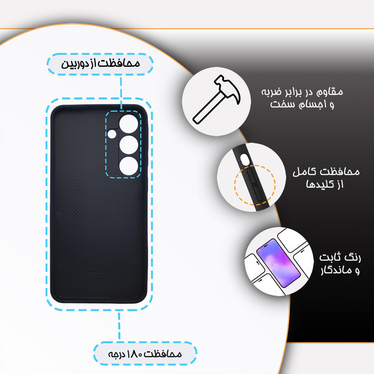 کاور گارد قاب مدل فانتزی مناسب برای گوشی موبایل سامسونگ Galaxy S24 Plus