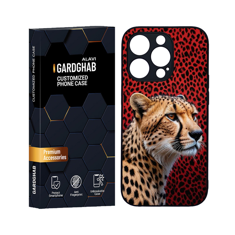 کاور گارد قاب علوی مدل دورژله ای حیوانات مناسب برای گوشی موبایل اپل iPhone 14 Pro