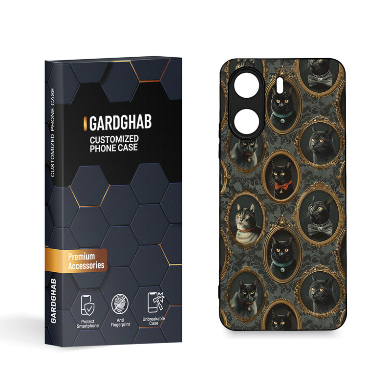 کاور گارد قاب مدل دورژله ای فانتزی مناسب برای گوشی موبایل شیائومی Poco C65 / Redmi 13c
