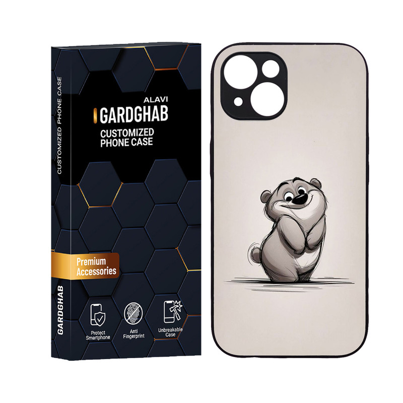 کاور گارد قاب علوی مدل دورژله ای کارتنی و انیمه مناسب برای گوشی موبایل اپل iPhone 14