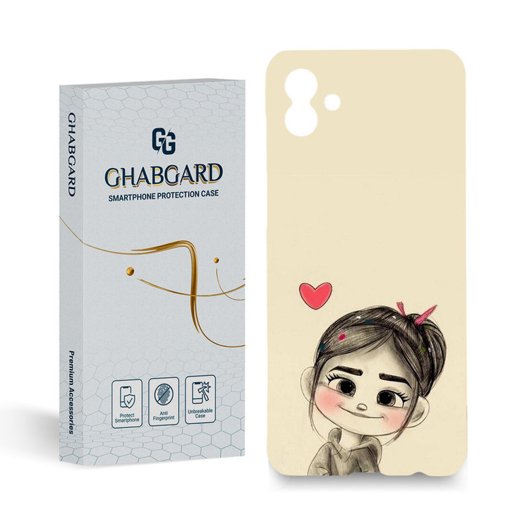 کاور قاب گارد مدل دخترانه مناسب برای گوشی موبایل سامسونگ Galaxy A04