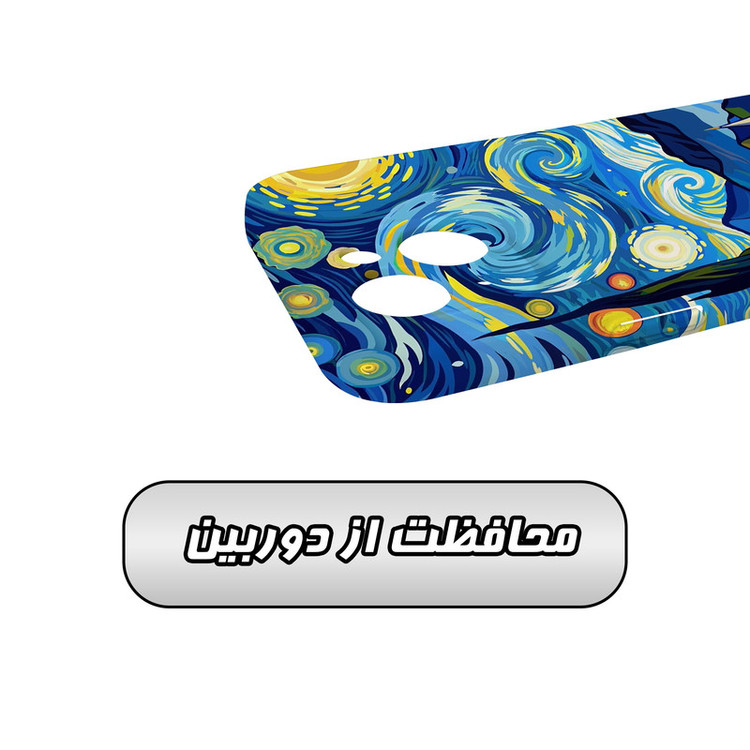 کاور گاردقاب مدل هنری مناسب برای گوشی موبایل اپل iPhone15 plus