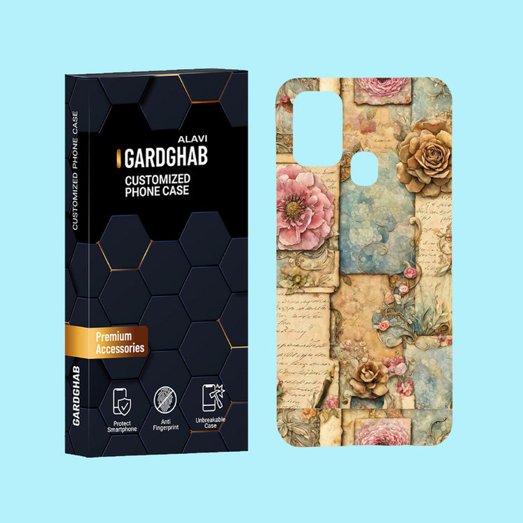 کاور گارد قاب علوی مدل گل مناسب برای گوشی موبایل سامسونگ Galaxy M31