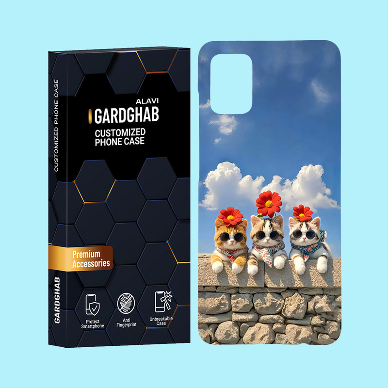 کاور گارد قاب علوی مدل حیوانات مناسب برای گوشی موبایل سامسونگ Galaxy A31