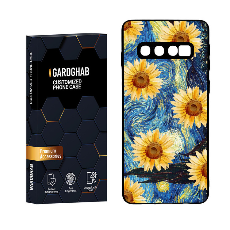 کاور گارد قاب مدل پشت گلس هنری مناسب برای گوشی موبایل سامسونگ Galaxy S10