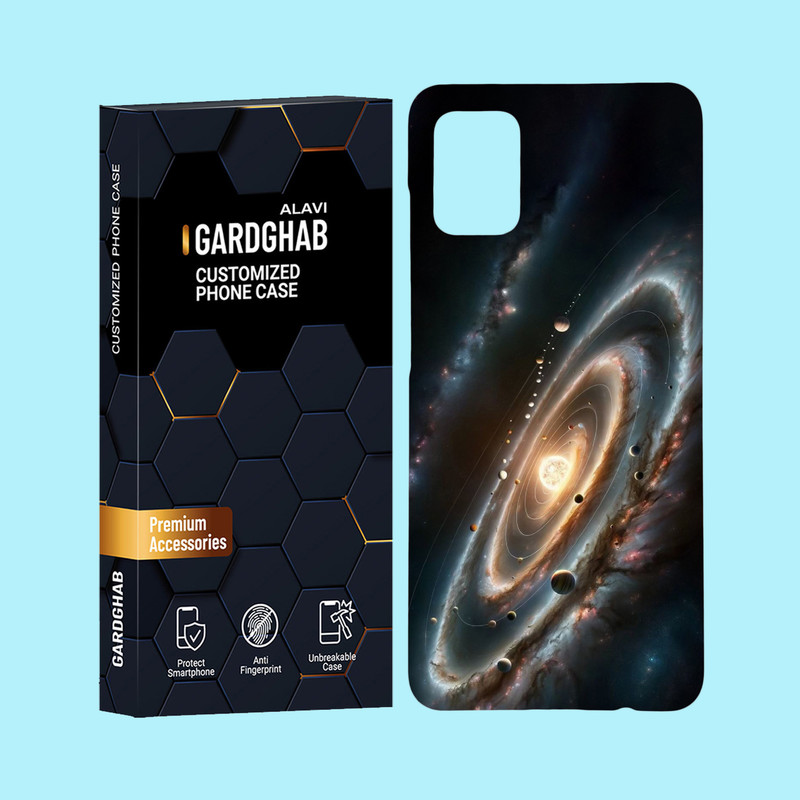 کاور گارد قاب علوی مدل کهکشان مناسب برای گوشی موبایل سامسونگ Galaxy A31