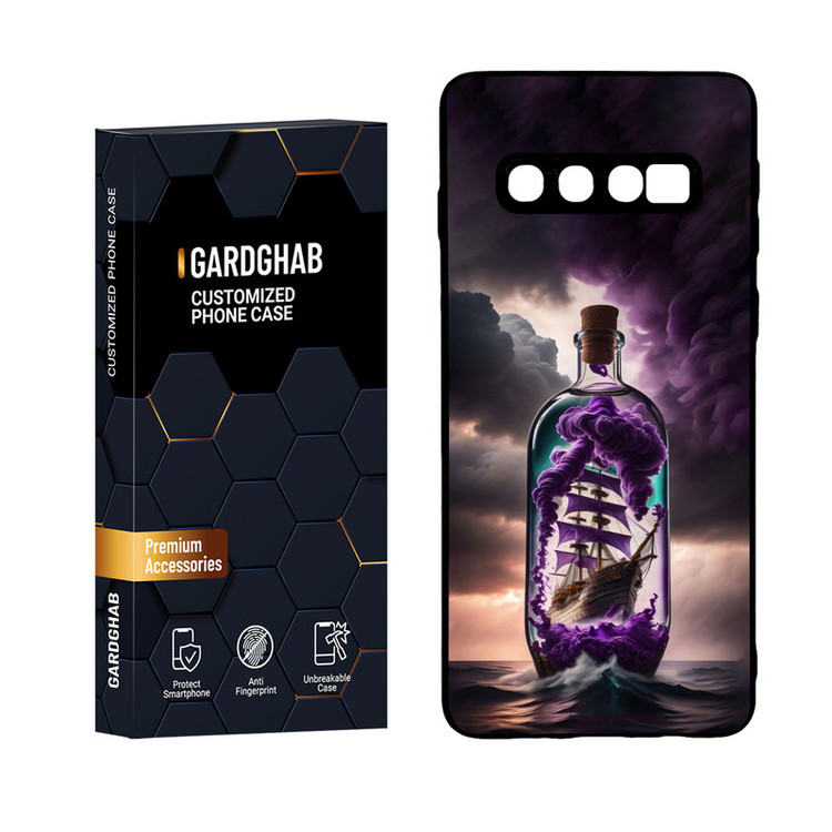 کاور گارد قاب مدل هنری مناسب برای گوشی موبایل سامسونگ Galaxy S10