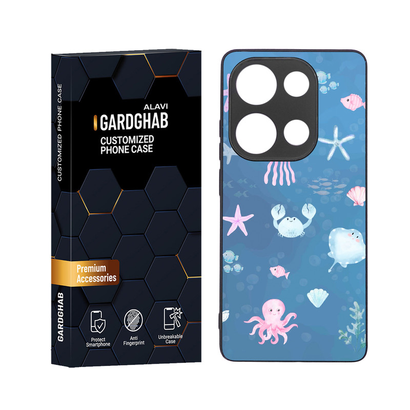 کاور گارد قاب علوی مدل دور ژله ای مناسب برای گوشی موبایل شیائومی Redmi Note 13 Pro 4G