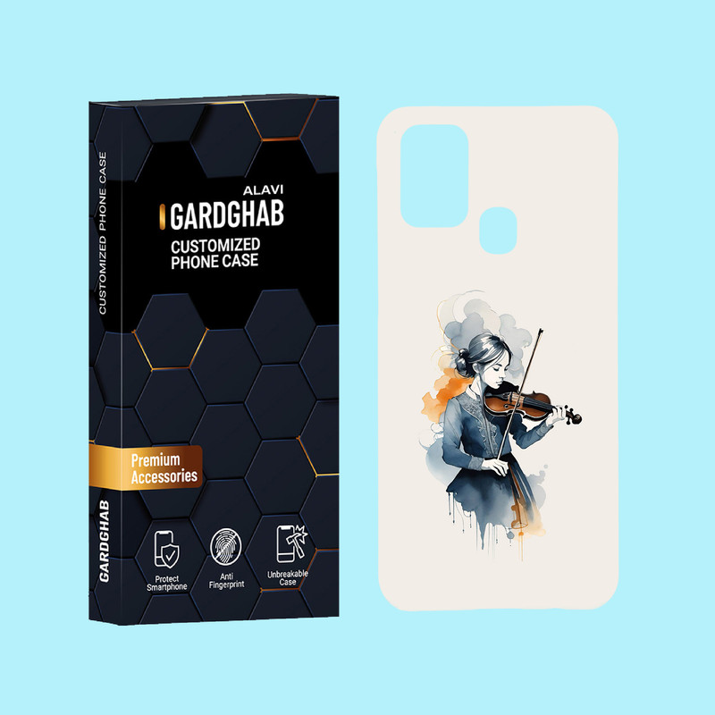 کاور گارد قاب علوی مدل ساز و موزیک مناسب برای گوشی موبایل سامسونگ Galaxy M31