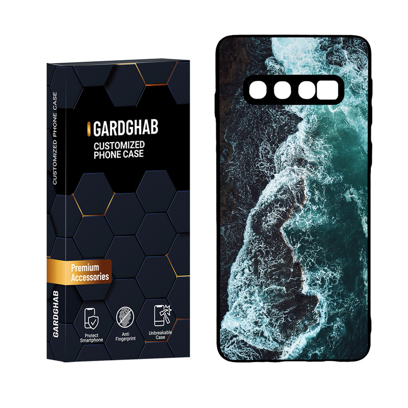 کاور گارد قاب مدل پشت گلس منظره و طبیعت مناسب برای گوشی موبایل سامسونگ Galaxy S10