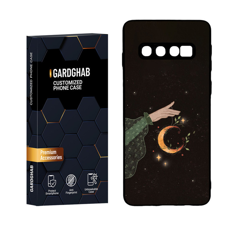 کاور گارد قاب مدل پشت گلس هنری مناسب برای گوشی موبایل سامسونگ Galaxy S10