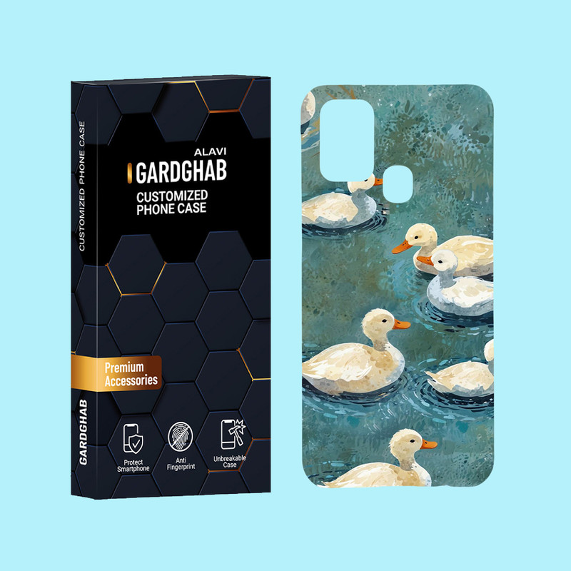 کاور گارد قاب علوی مدل حیوانات مناسب برای گوشی موبایل سامسونگ Galaxy M31