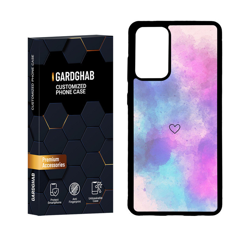 کاور گارد قاب مدل پشت گلس دخترانه مناسب برای گوشی موبایل سامسونگ Galaxy A72