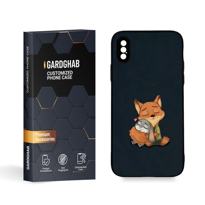 کاور گارد قاب مدل دخترانه مناسب برای گوشی موبایل اپل iPhone X / XS