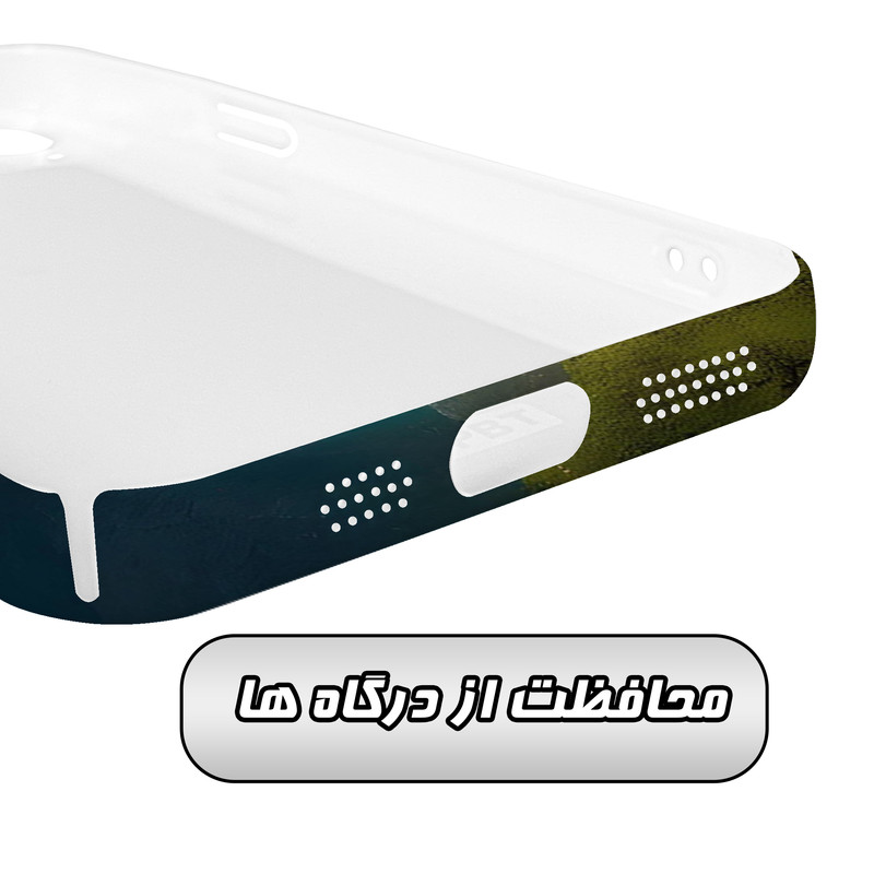 کاور گاردقاب مدل هنری مناسب برای گوشی موبایل اپل iPhone15 plus