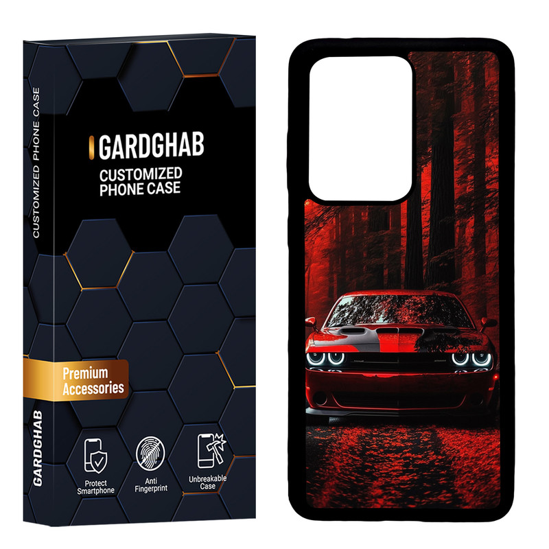 کاور گارد قاب مدل دور ژله ای پشت گلس پسرانه مناسب برای گوشی موبایل سامسونگ Galaxy S20 Ultra