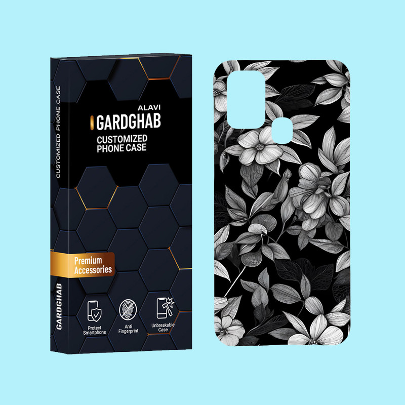 کاور گارد قاب علوی مدل گل مناسب برای گوشی موبایل سامسونگ Galaxy M31
