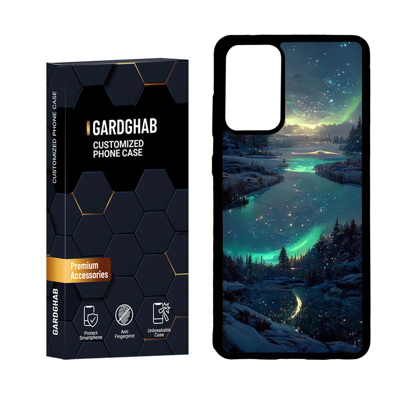 کاور گارد قاب مدل پشت گلس منظره و طبیعت مناسب برای گوشی موبایل سامسونگ Galaxy A72