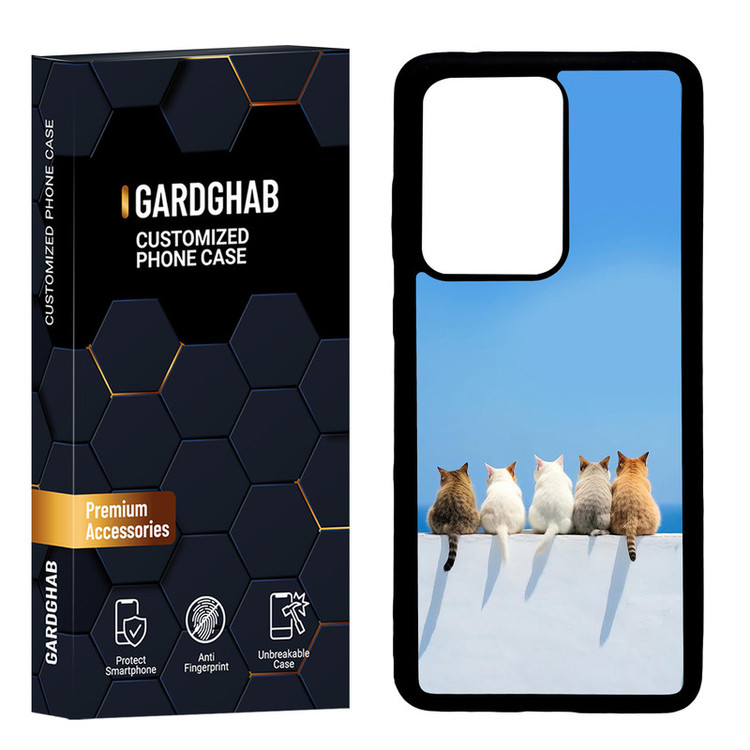 کاور گارد قاب مدل پشت گلس هنری مناسب برای گوشی موبایل سامسونگ Galaxy S20 Ultra