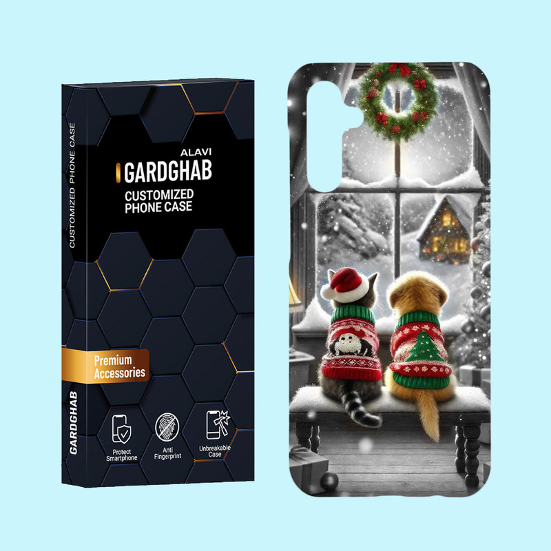 کاور گارد قاب علوی مدل هنری مناسب برای گوشی موبایل سامسونگ Galaxy M14 5G