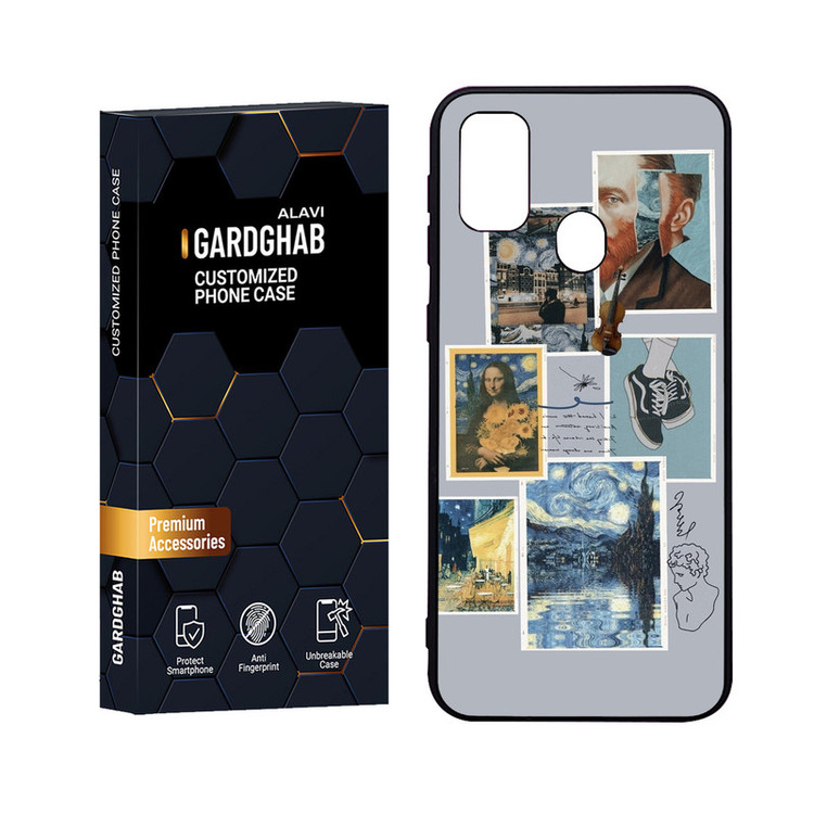 کاور گارد قاب علوی مدل Glass مناسب برای گوشی موبایل سامسونگ Galaxy M30S