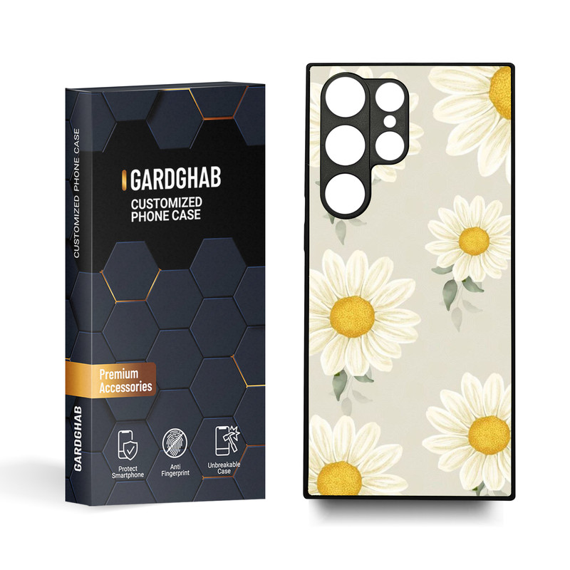 کاور گارد قاب مدل گل مناسب برای گوشی موبایل سامسونگ Galaxy S23 Ultra