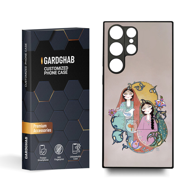 کاور گارد قاب مدل دخترانه مناسب برای گوشی موبایل سامسونگ Galaxy S23 Ultra
