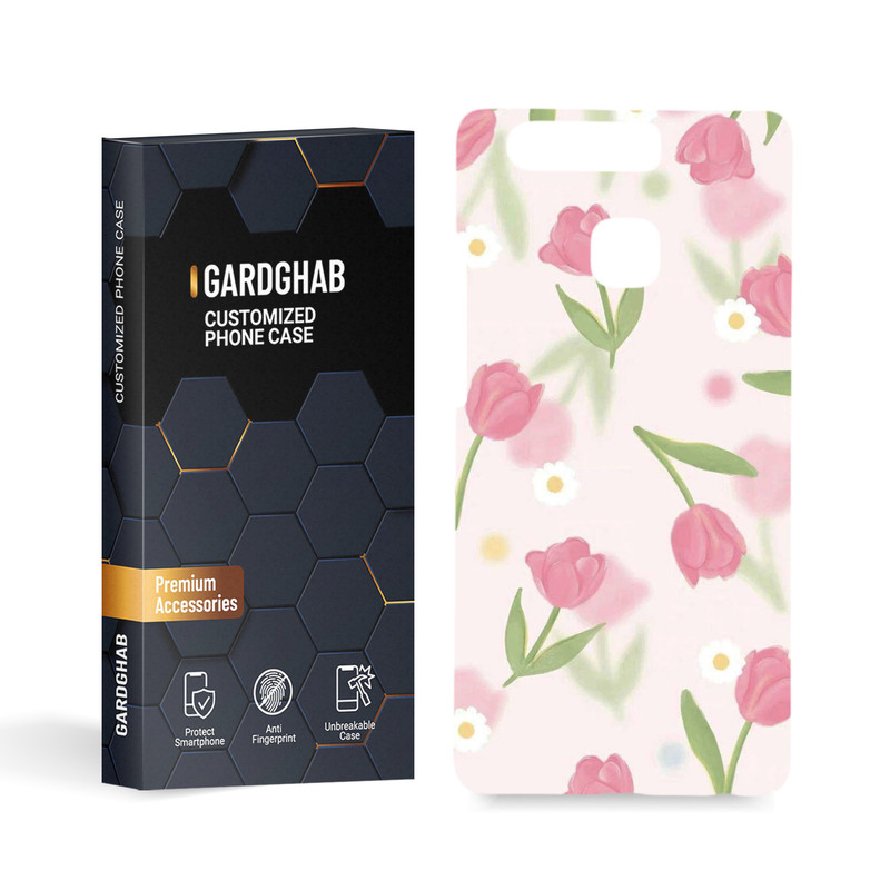 کاور گارد قاب مدل گل مناسب برای گوشی موبایل هوآوی P9