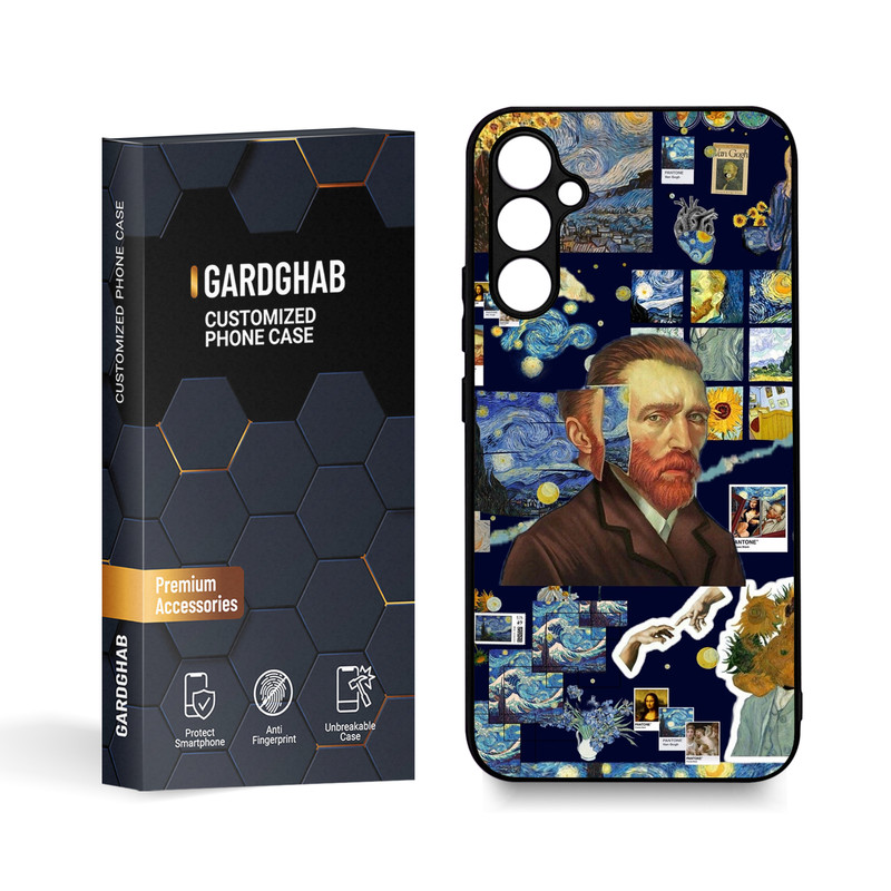کاور گارد قاب مدل دورژله ای هنری مناسب برای گوشی موبایل سامسونگ Galaxy A34