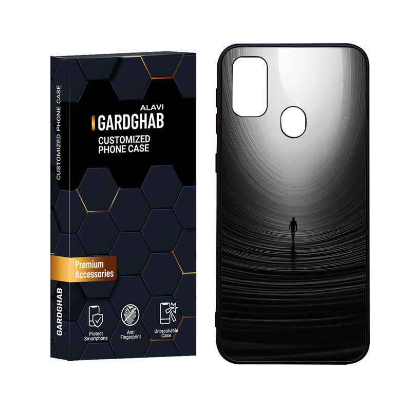 کاور گارد قاب علوی مدل Glass مناسب برای گوشی موبایل سامسونگ Galaxy M30S