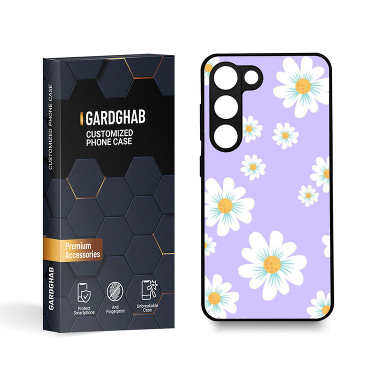 کاور گارد قاب مدل گل مناسب برای گوشی موبایل سامسونگ Galaxy S23