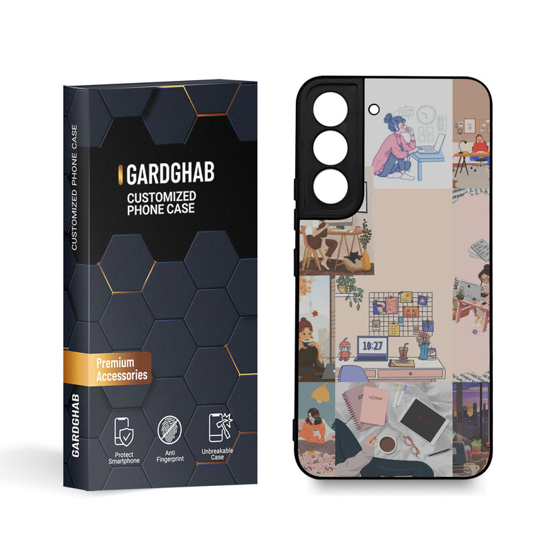 کاور گارد قاب مدل دخترانه مناسب برای گوشی موبایل سامسونگ Galaxy S22