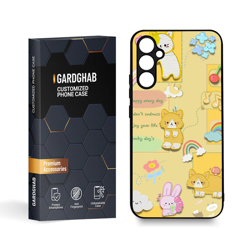کاور گارد قاب مدل دورژله ای فانتزی مناسب برای گوشی موبایل سامسونگ Galaxy A34