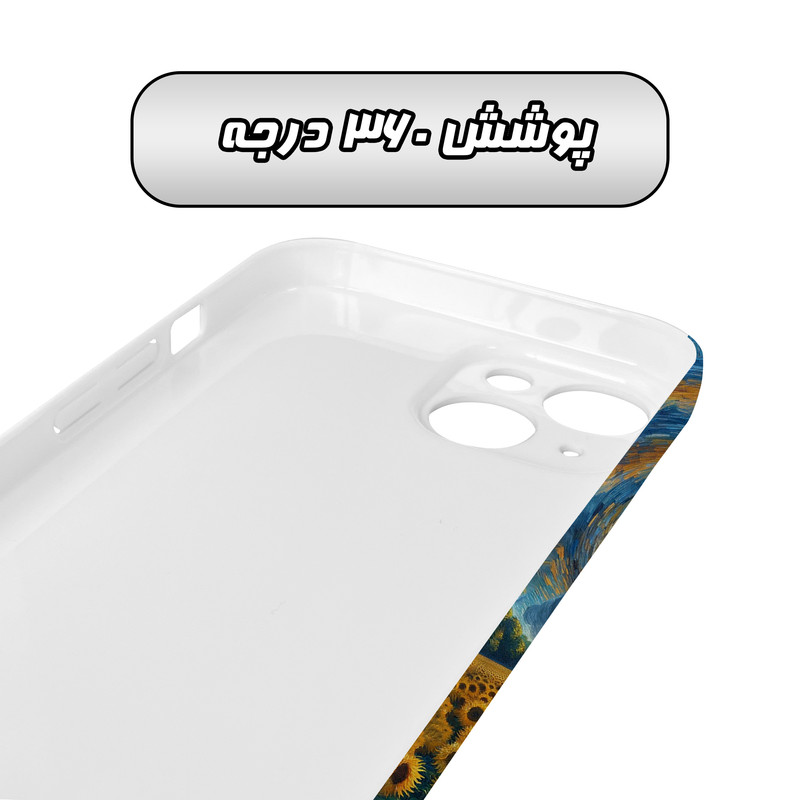 کاور گاردقاب مدل هنری مناسب برای گوشی موبایل اپل iPhone15 plus