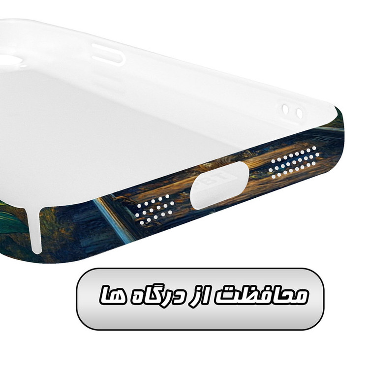 کاور گاردقاب مدل هنری مناسب برای گوشی موبایل اپل iPhone15 plus