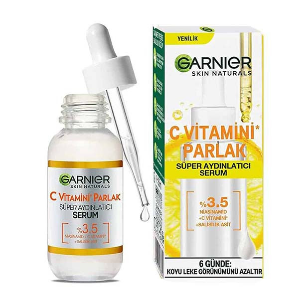 سرم پوست گارنیه مدل Vitamin C حجم 30 میلی لیتر