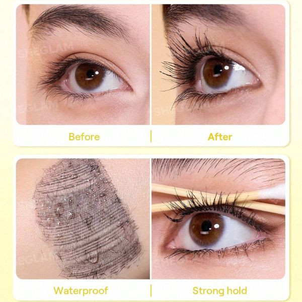 ریمل بلندکننده ضد آب شیگلم مدل Lashlighter Iron Curl