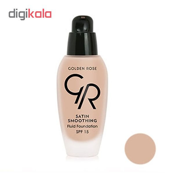 کرم پودر گلدن رز مدل satin شماره 22 حجم 34 میلی لیتر