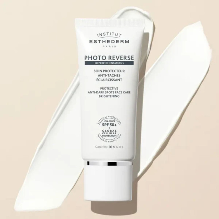 کرم ضد آفتاب بدون رنگ صورت و گردن استادرم SPF 50 مدل Photo Reverse محافظ UVA،UVB مناسب انواع پوست حجم 50 میلیلیتر