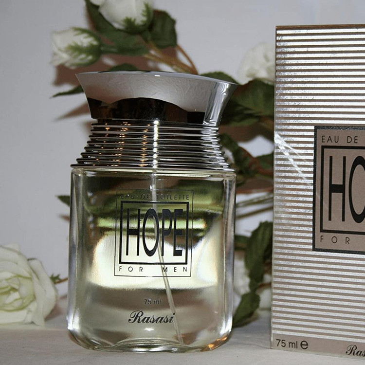 ادوتویلت مردانه رصاصی مدل Hope حجم 75 میلی لیتر