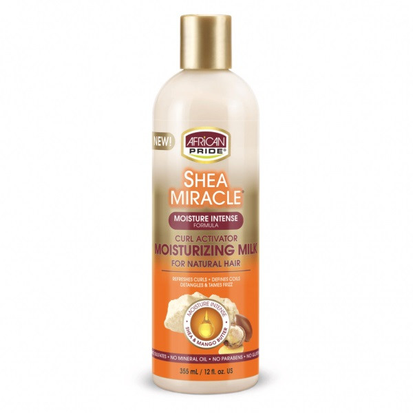 کرم مو آفریکن پراید مدل SHEA MIRACLE حجم 355 میلی لیتر