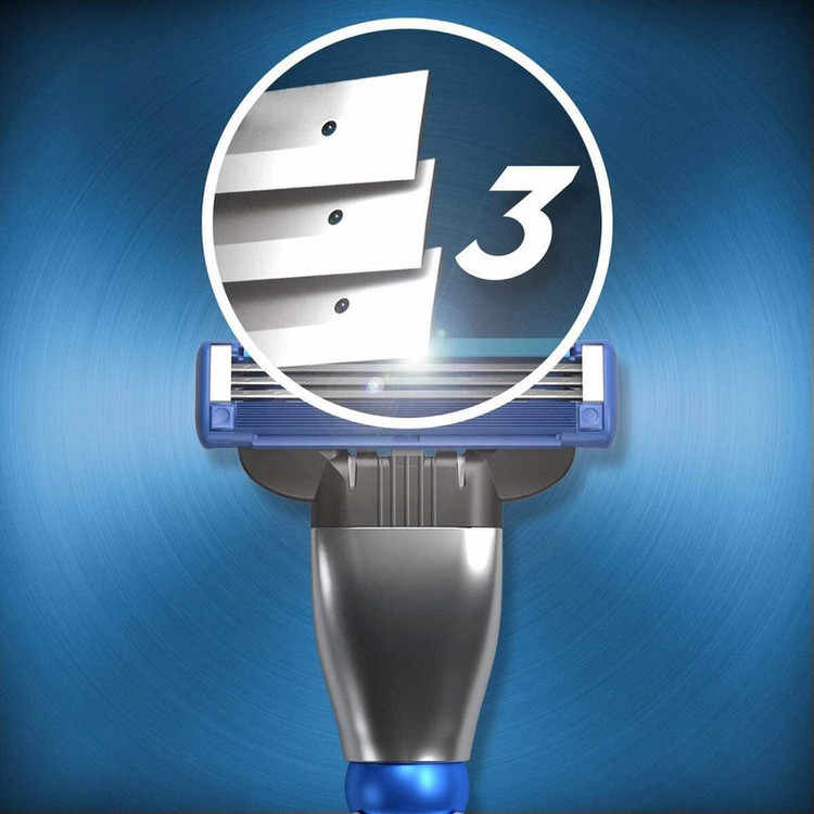 تیغ یدک ژیلت مدل Mach 3 Turbo بسته 4 عددی