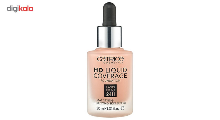 کرم پودر کاتریس سری HD مدل Liquid Coverage شماره 040