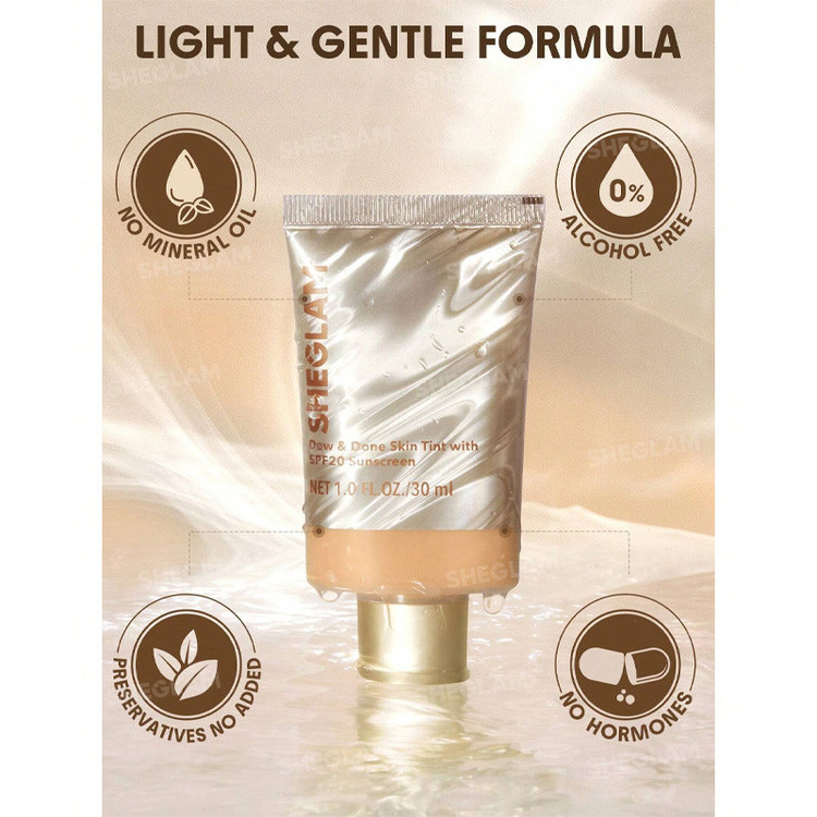 کرم پودر مایع SPF20 شیگلم مدل Fair شماره 04 مناسب برای انواع پوست حجم 30 میلیلیتر