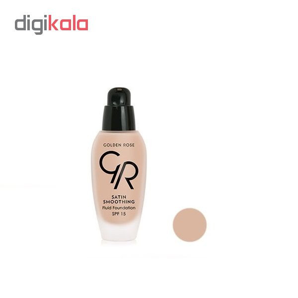 کرم پودر گلدن رز مدل satin شماره 34 حجم 34 میلی لیتر