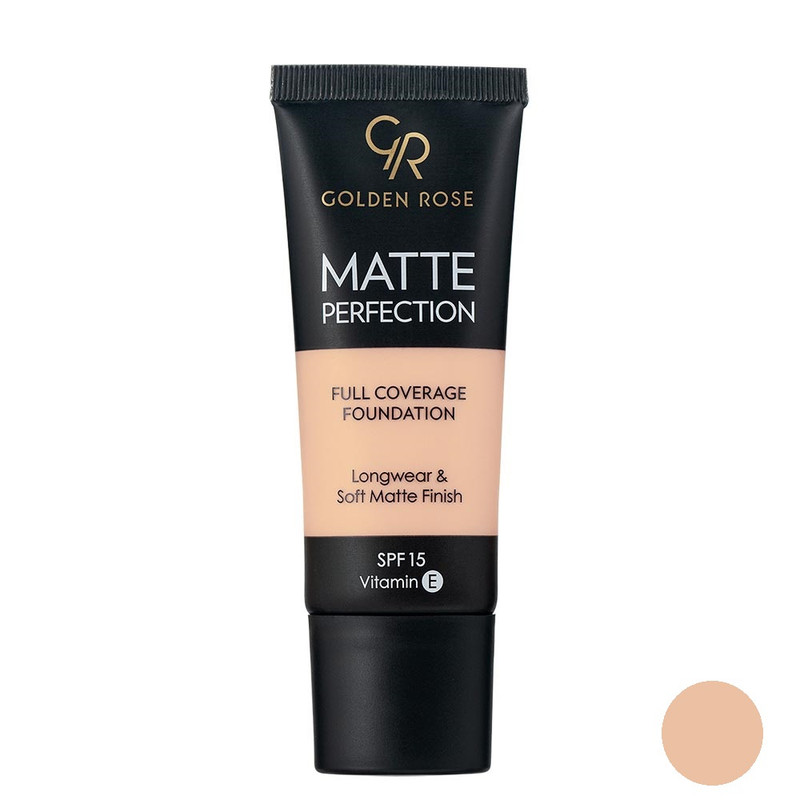 کرم پودر گلدن رز مدل Matte Perfection شماره c2 حجم 35 میلی لیتر