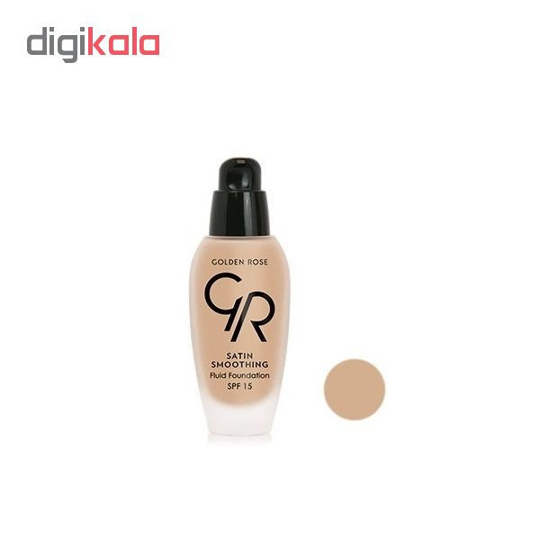 کرم پودر گلدن رز مدل satin شماره 35 حجم 34 میلی لیتر
