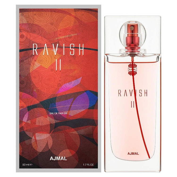 ادوپرفیوم زنانه اجمل مدل Ravish II با رایحه شیرین حجم 50 میلیلیتر